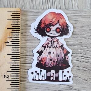 10/$10 Zombie Doll Horror Cartoon Stickers Decals Gothic Mushroom